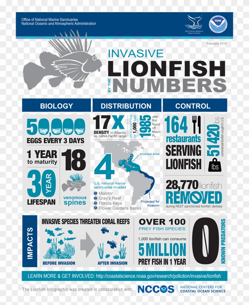 Impact Assessments And Management Strategies For Invasive - Lionfish Invasive Species Data Clipart #5964262