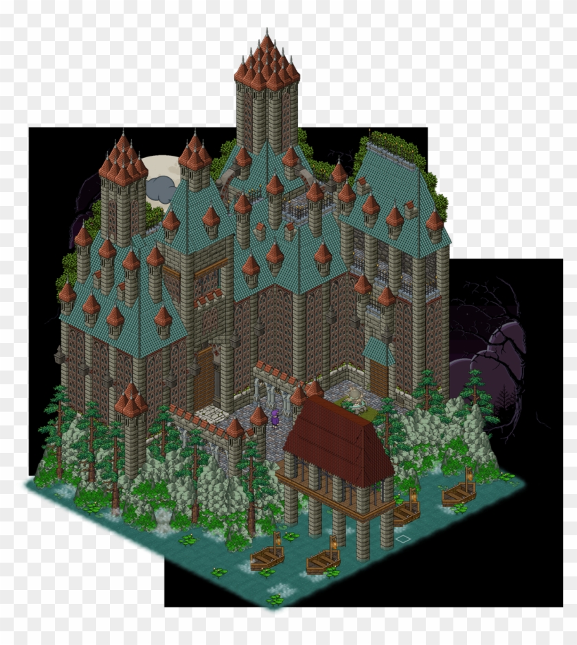 #spottedinhabbo Hogwarts Castle @habbopulx @habbopic - Hogwarts No Habbo Clipart #5964264