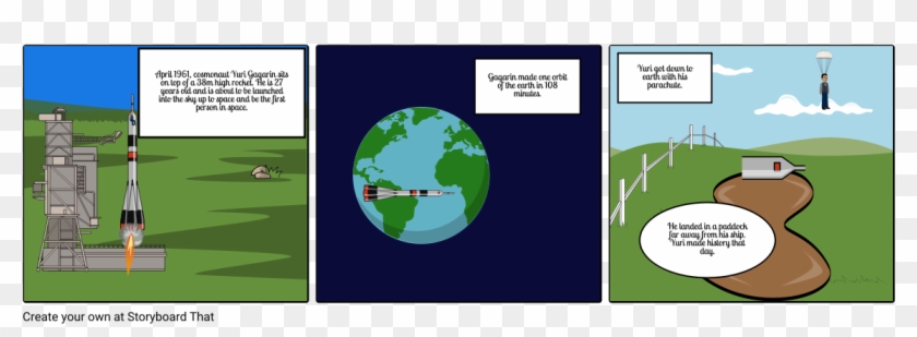 First In Space - Cartoon Clipart #5964529