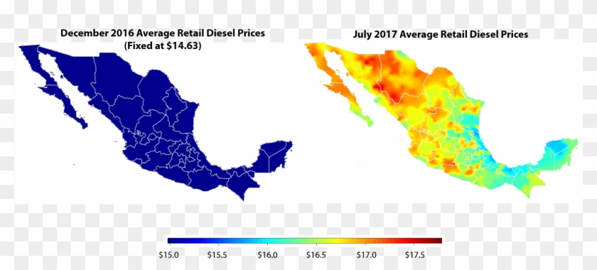 Deregulation - Modern Map Of Mexico Clipart
