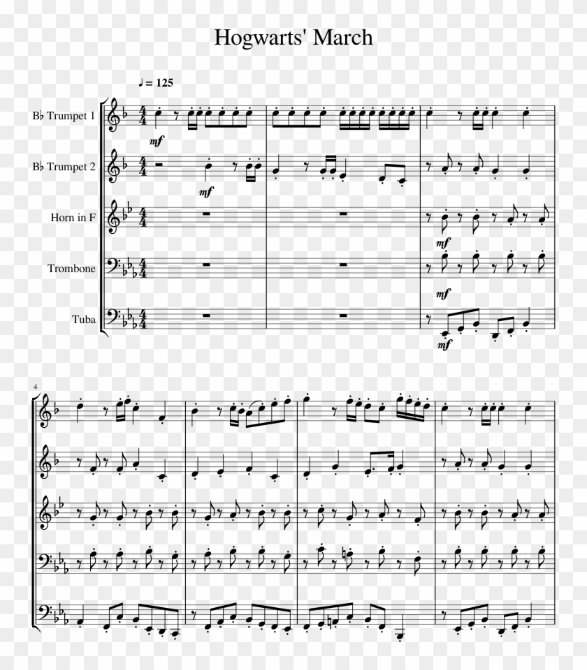 Hogwarts' March - Xenoblade Chronicles 2 Sheet Music Clipart
