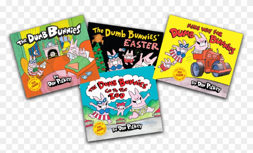Dumb Bunnies - 13th Captain Underpants Books Clipart