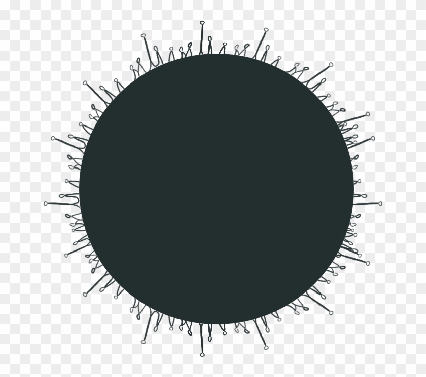 스티커 - Piano Keys Circle Clipart