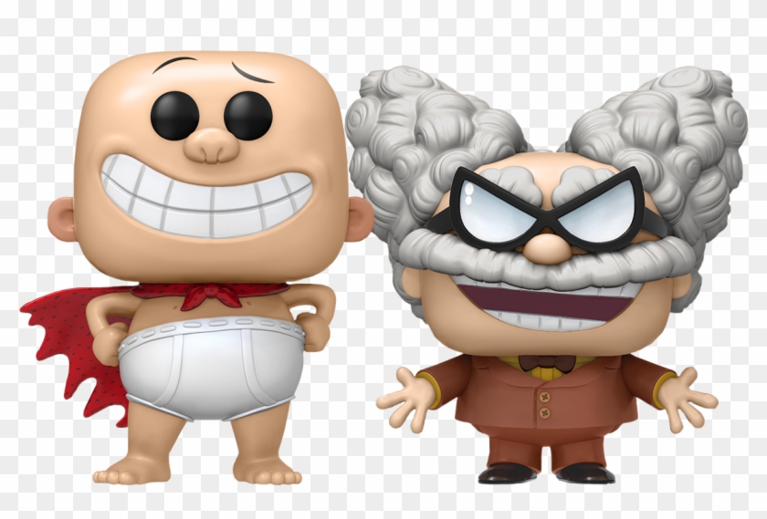 Captain Underpops Pop Vinyl Bundle - Captain Underpants Funko Pop Clipart