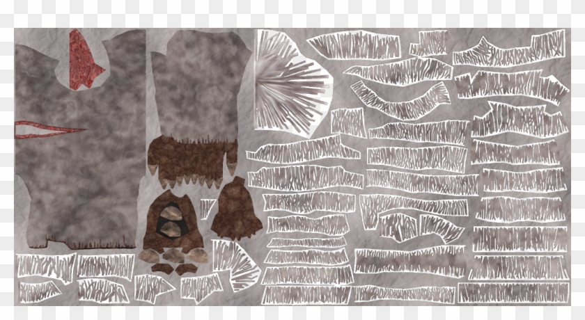 Textures For An Unused Yeti Monster - Craft Clipart #5965051
