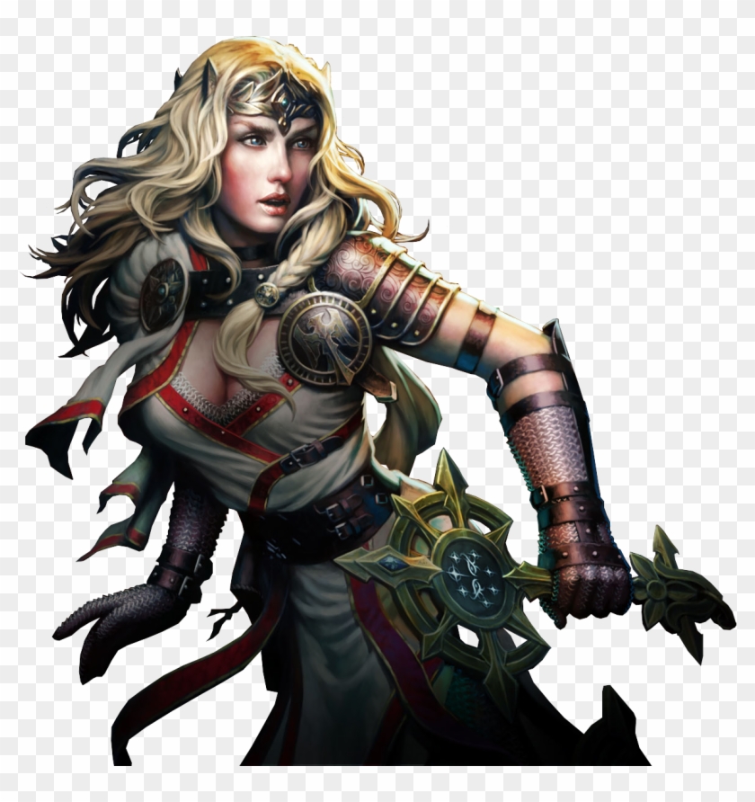 39022918 - >> - Dungeons And Dragons Cleric Female Clipart