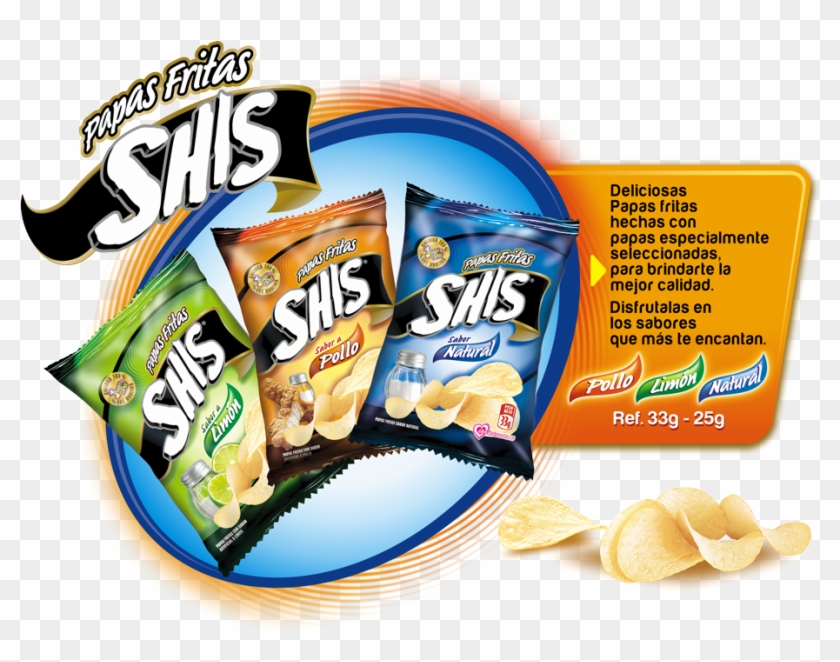 Papas Fritas Sabor - Potato Chip Clipart #5965561