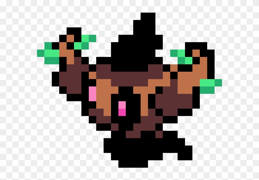 Brocelôme By Clemsou-pokemon - Pokemon Phantump Pixel Art Clipart #5965695