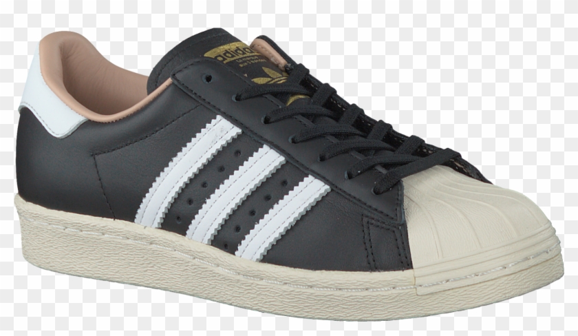 Black Adidas Sneakers Superstar 80s Women Womens Leather - Adidas Skor Mörkblå Clipart #5965909