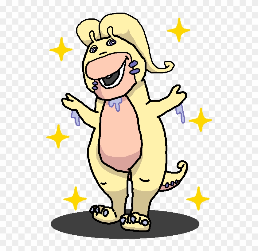 21kib, 600x800, Shinybarndra By Shawarmachine-d7r8ytr - Shiny Dragonite Barney Clipart