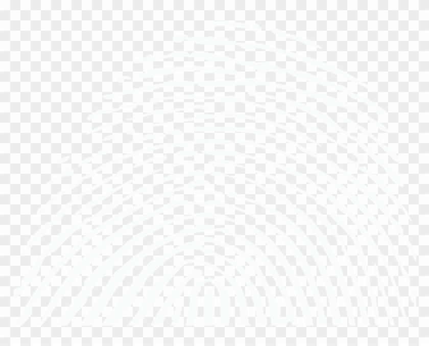 Thumb Print White - Fingerprint Clipart