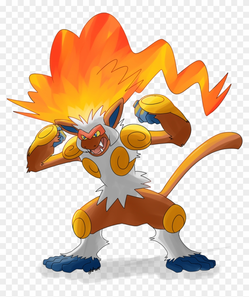 Cly Infernape Is Finished Pokemon Pokémon Infernape - Cartoon Clipart