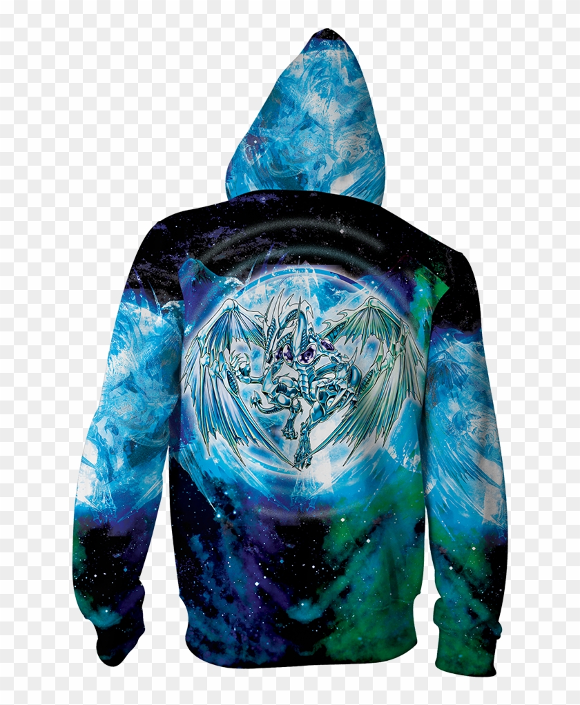 Yu Gi Oh Stardust Dragon 3d Zip Up Hoodie Fullprinted Clipart #5966104
