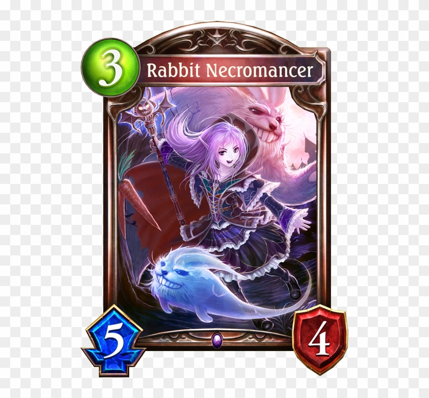 Unevolved Rabbit Necromancer Evolved Rabbit Necromancer - Ceryneian Hind Shadowverse Clipart