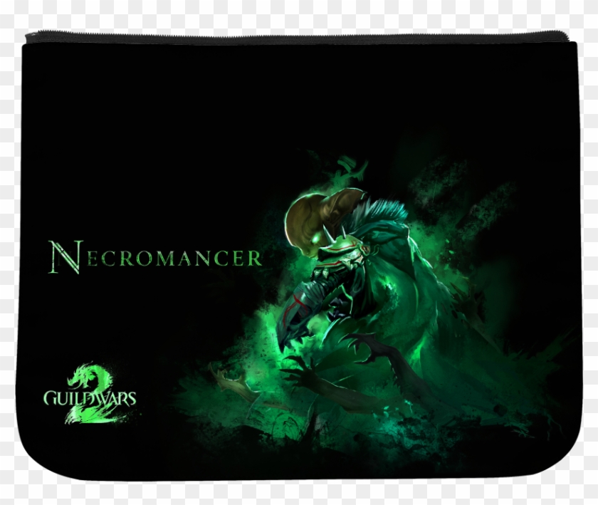 Necromancer Sublimated Messenger Flap - Guild Wars 2 Necromancer Clipart #5966763