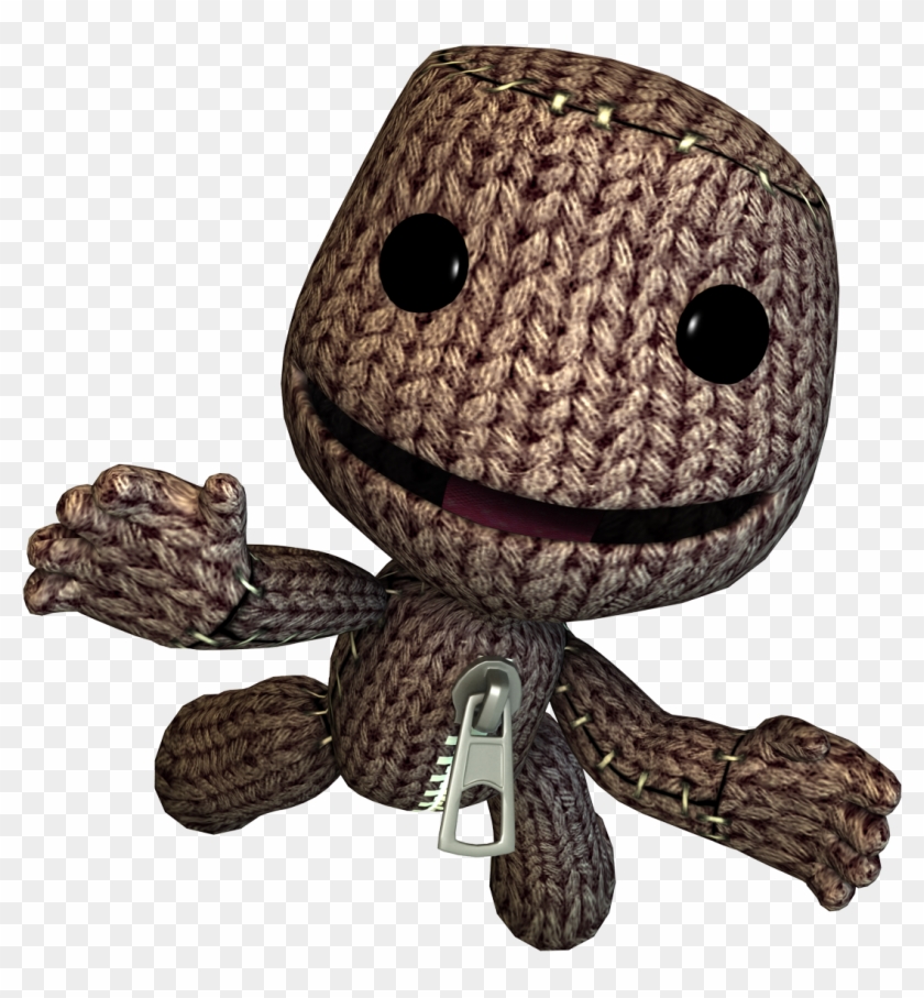 Sackboy Png , Png Download - Little Big Planet Wall Stickers Clipart #5967045