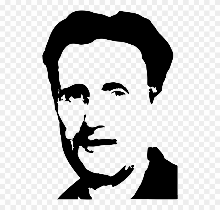 Eric Blair George Orwell 1984 Author Big Brother - 1984 Big Brother Png Clipart