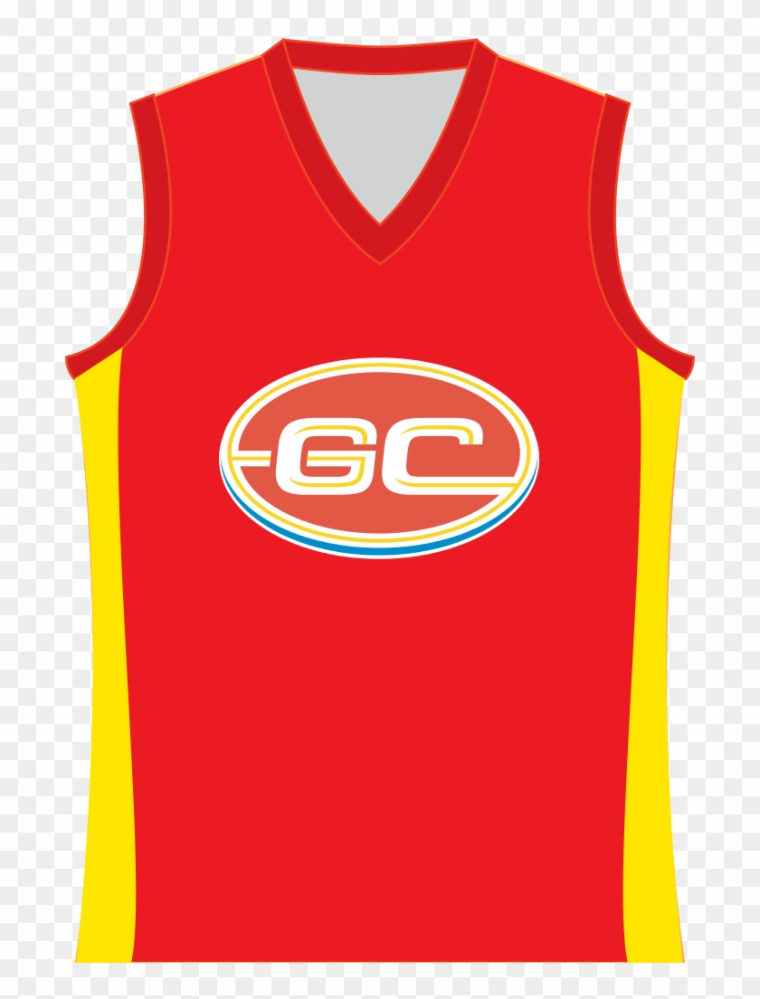 Gold Coast Jumper - Gold Coast Suns Jumper Clipart #5967255