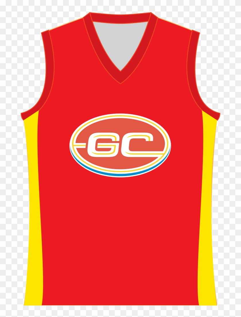Gold Coast Jumper - Gold Coast Suns Jumper Clipart