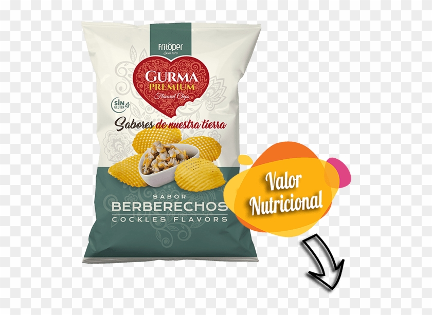 Patatas Sabor Berberecho Gurma Premium - Pajitas Snacks Clipart #5967409