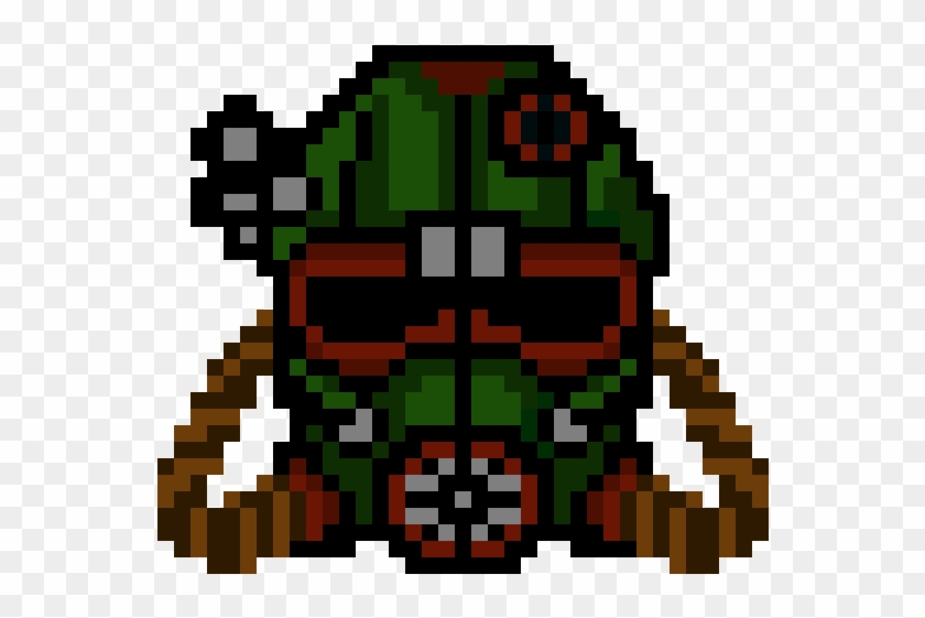 T45 Shark Paint Power Armor Sprite - Illustration Clipart