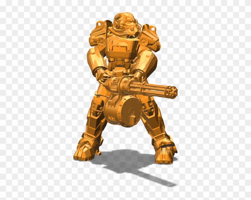 T60 Power Armor - Figurine Clipart #5967916