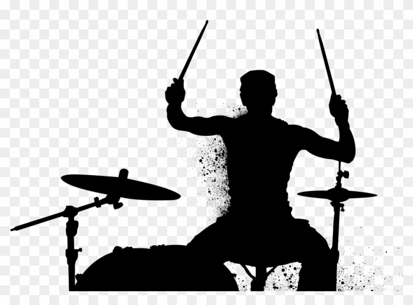 Drummer, Silhouette, Percussion, Recreation, Musical - Enderman Vs Scp 096 Clipart