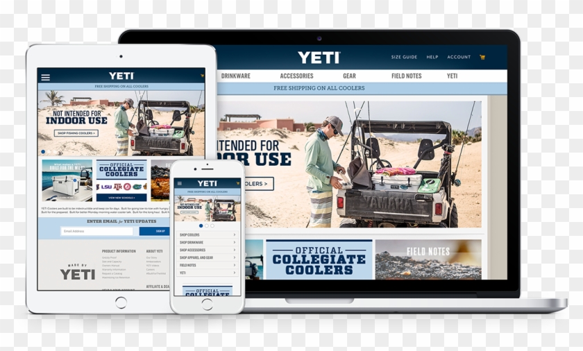 Yeti Coolers - Computer Monitor Clipart