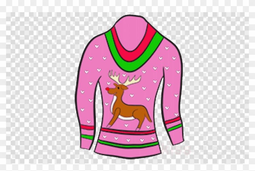 Download Ugly Sweater Clip Art Clipart Christmas Jumper - Blue Ball No Background - Png Download #5968105