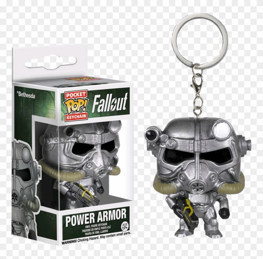 Power Armor Pocket Pop Vinyl Keychain - Funko Pop Fallout Keychain Clipart #5968113