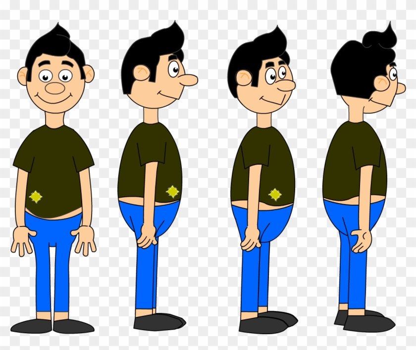 Cartoon , Png Download - 2d Cartoon Character Png Clipart