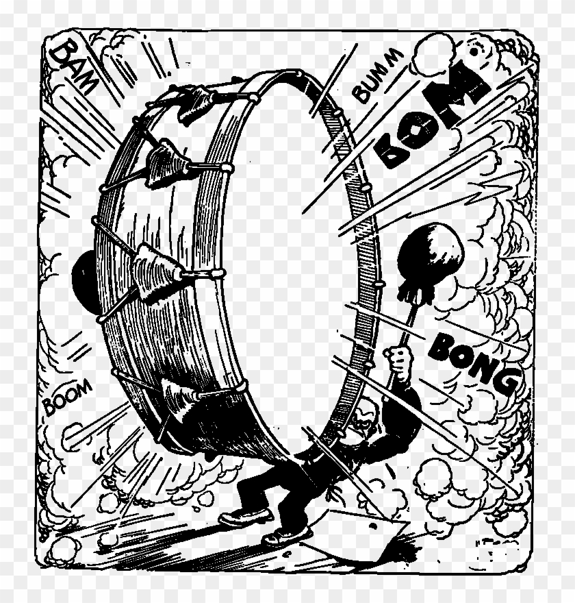 Input Noisy-drummer Clipart #5968352