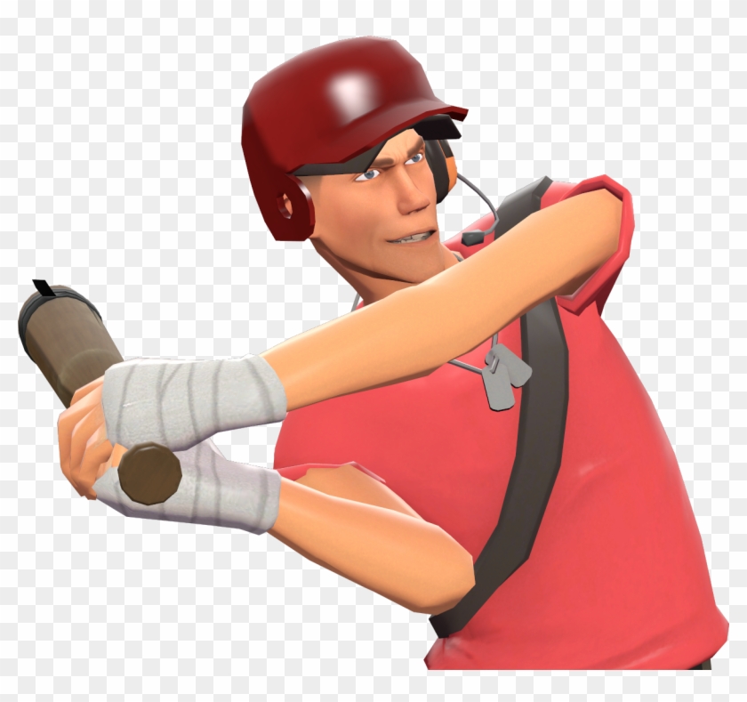 Batter's Helmet Images - Tf2 Scout Baseball Helmet Clipart #5968446