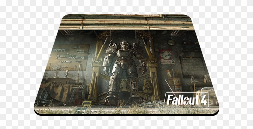 Qck Fallout 4 Garage - Steelseries Fallout Mouse Pad Clipart