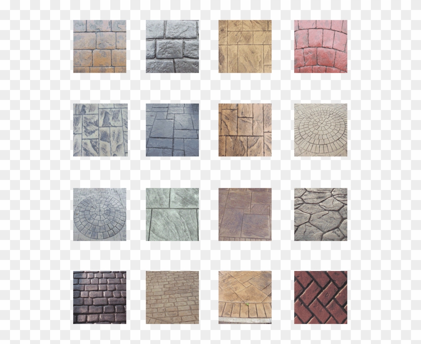 Picture - Different Types Of Stamped Concrete Clipart #5968924