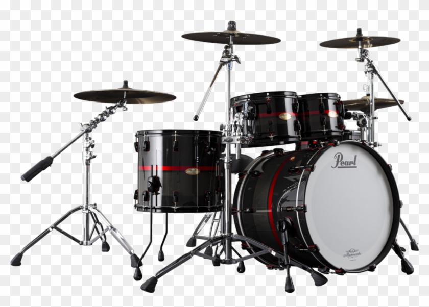 Custom Handmade Drums - Pearl Masterworks Drum Kit Clipart #5969197