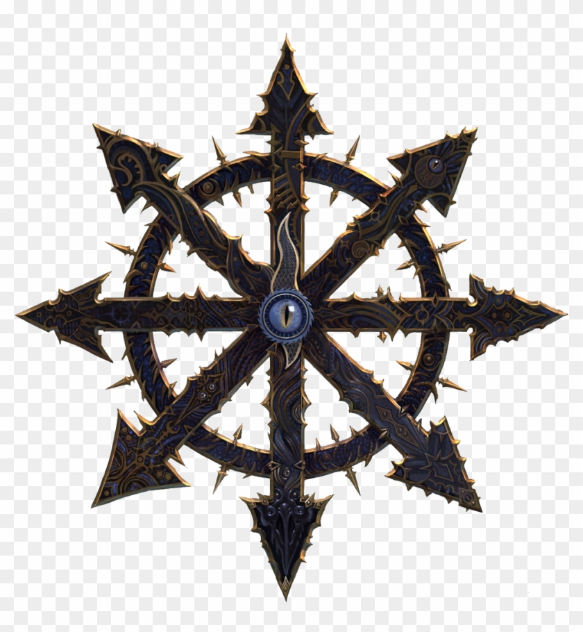 Chaos Space Marines - Chaos Star Of Tzeentch Clipart #5969499