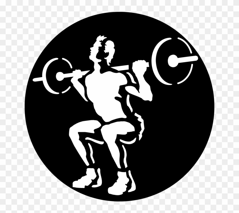 More Views - Sports - Weight Lifting - Circle Clipart #5969548