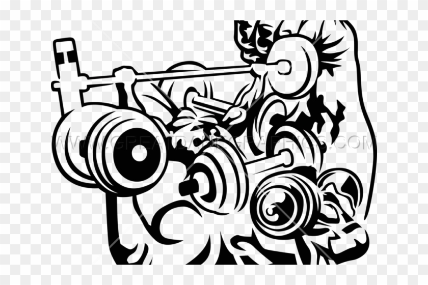 Weight Lifting Art Clipart #5969783