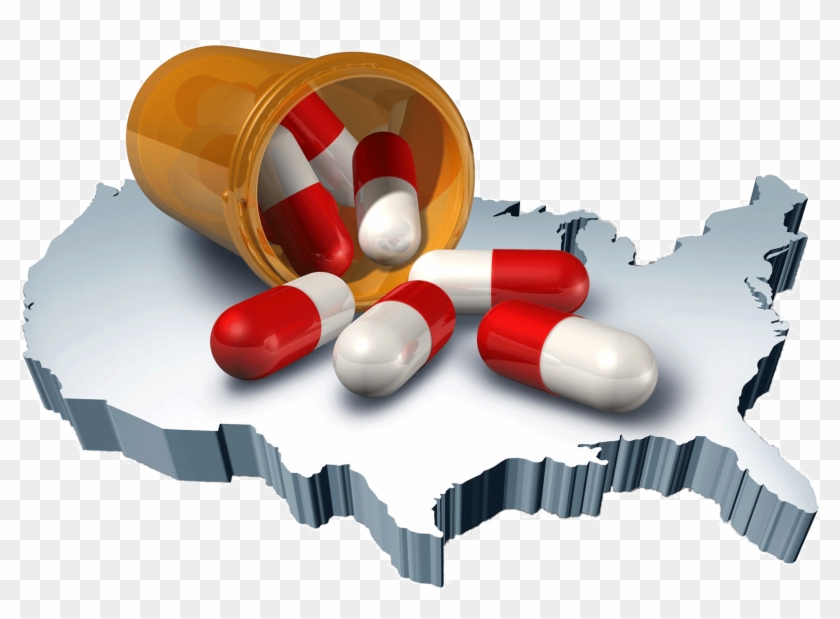 Enhancing Physical Strength By Steroids - United States Map 3d Clipart #5969857