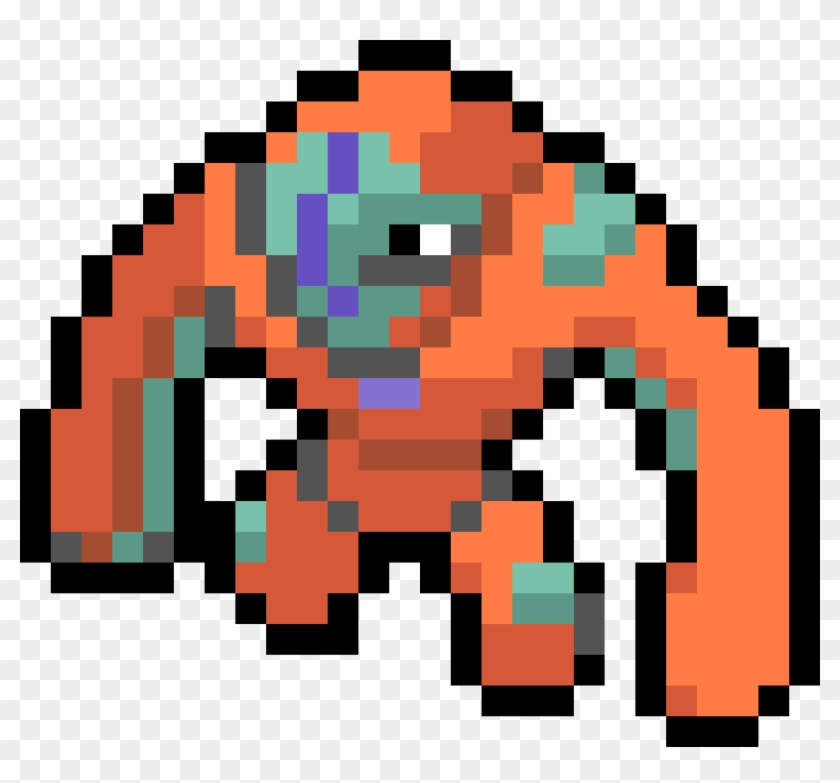 Deoxys-d - Piskel Coins Clipart