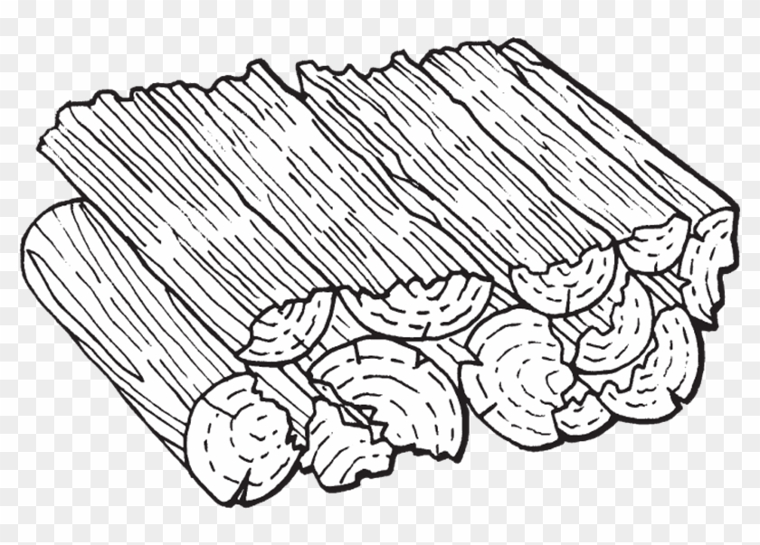 All Fuel 20kg Firewood - Drawing Clipart #5970049