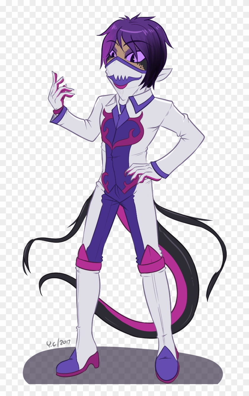 Maverick With The Shiny Salazzle Color Palate For His - Cartoon Clipart