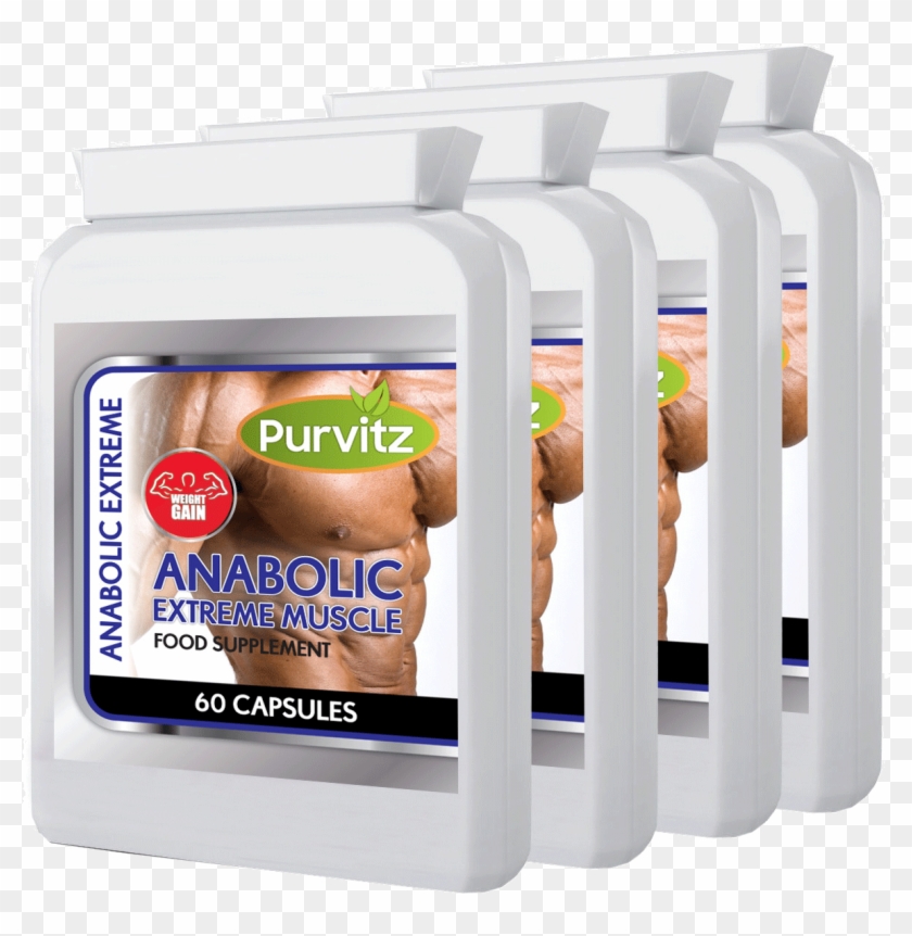 240 Anabolic Weight Increase Muscle Mass Growth Strength - Weight Tablets Gain Clipart #5970782