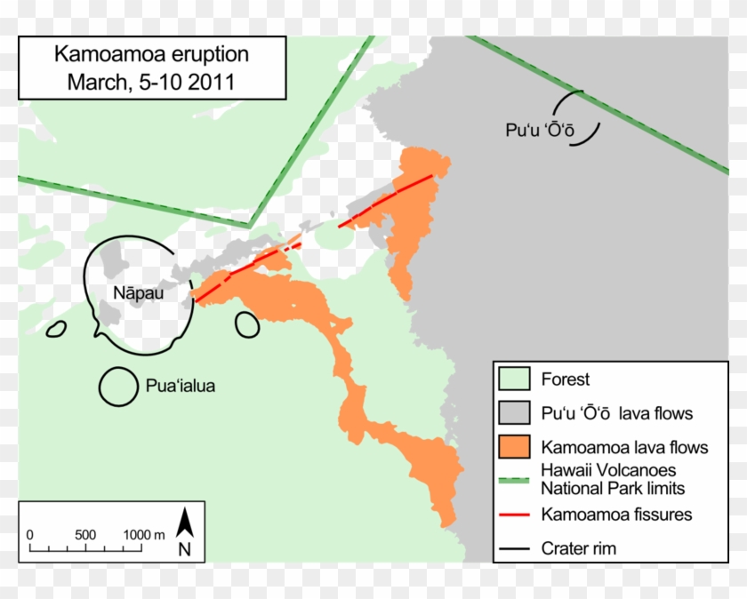 Kamoamoa Map-en - Map Clipart