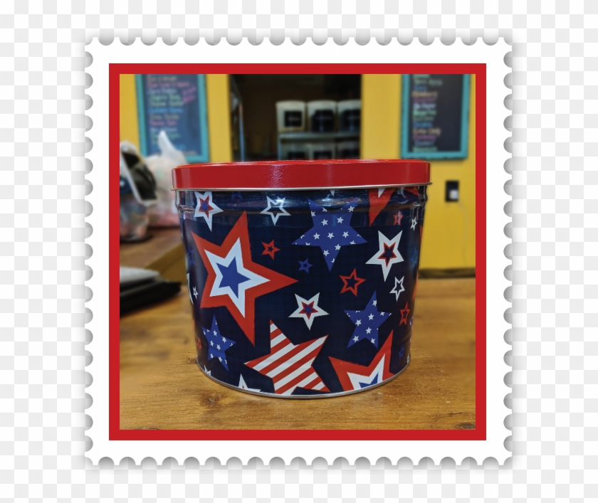 Stars & Stripes Tin 2 Gal - Postage Stamp Clipart #5971318