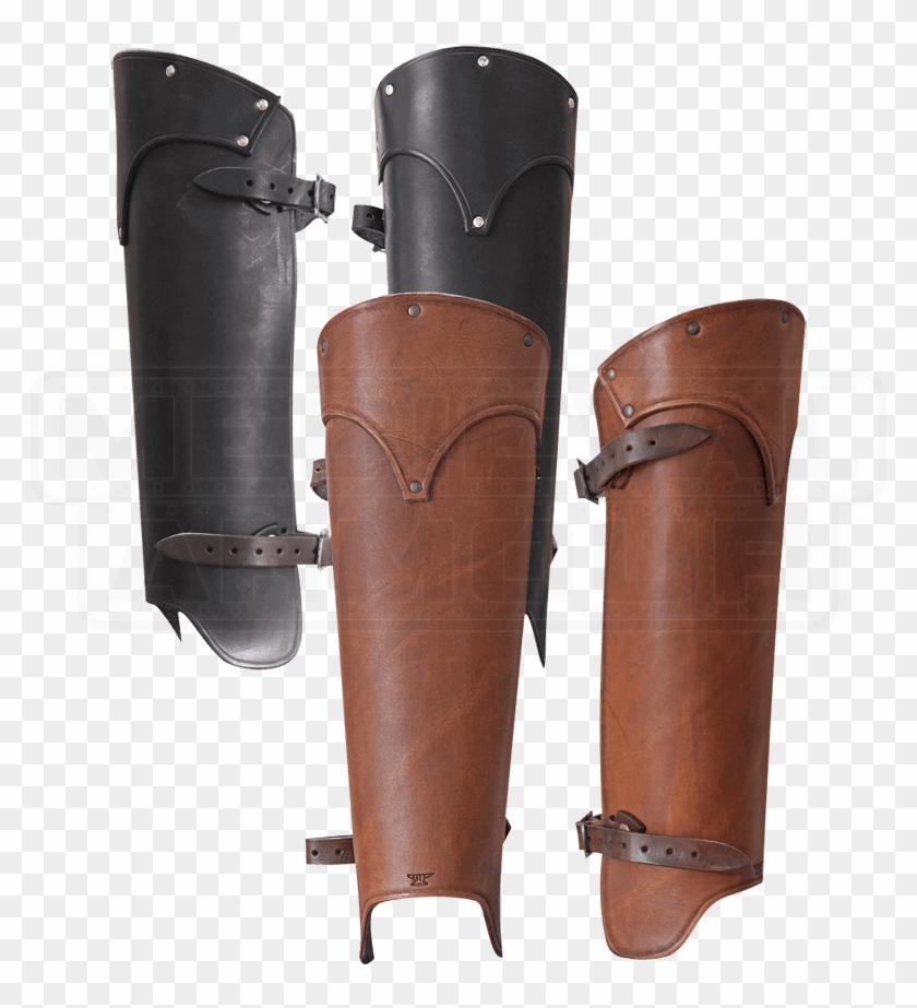 Lion Leather Greaves - Leather Greaves Clipart