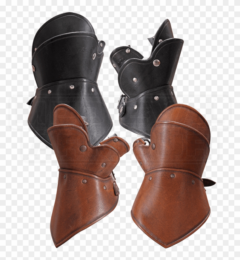 Decius Leather Gauntlets - Medieval Leather Gauntlets Clipart #5971557