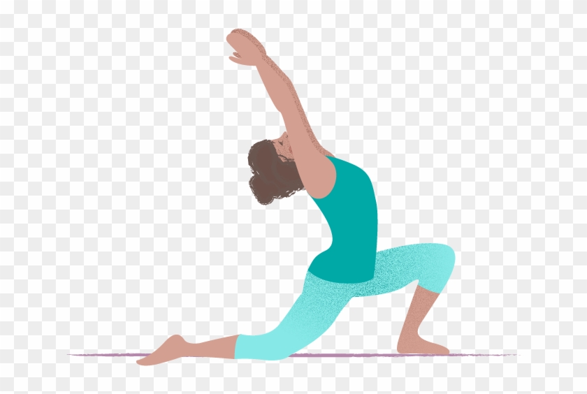 Anjaneyasana, Low-lunge, A Yoga Pose For After A Run - Pilates Clipart
