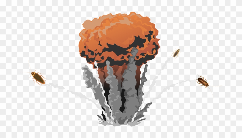 ¿podrían Sobrevivir Las Cucarachas A Una Bomba Nuclear - Atomic Bomb Gif Transparent Clipart #5971931